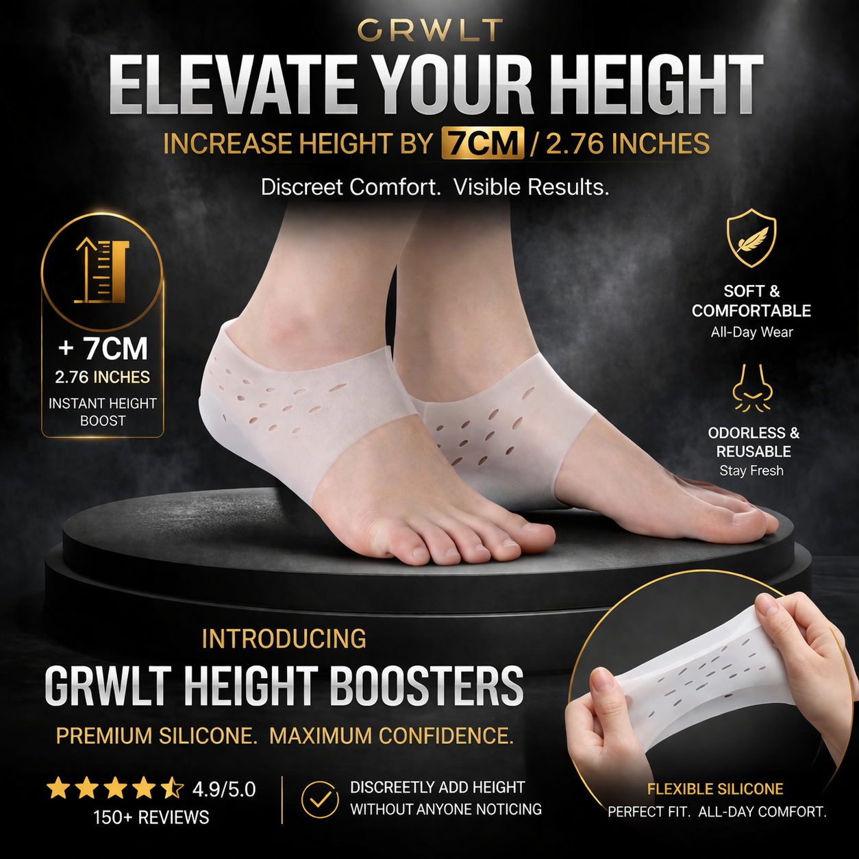 GRWLT™ Height Boosters (Universal Size)